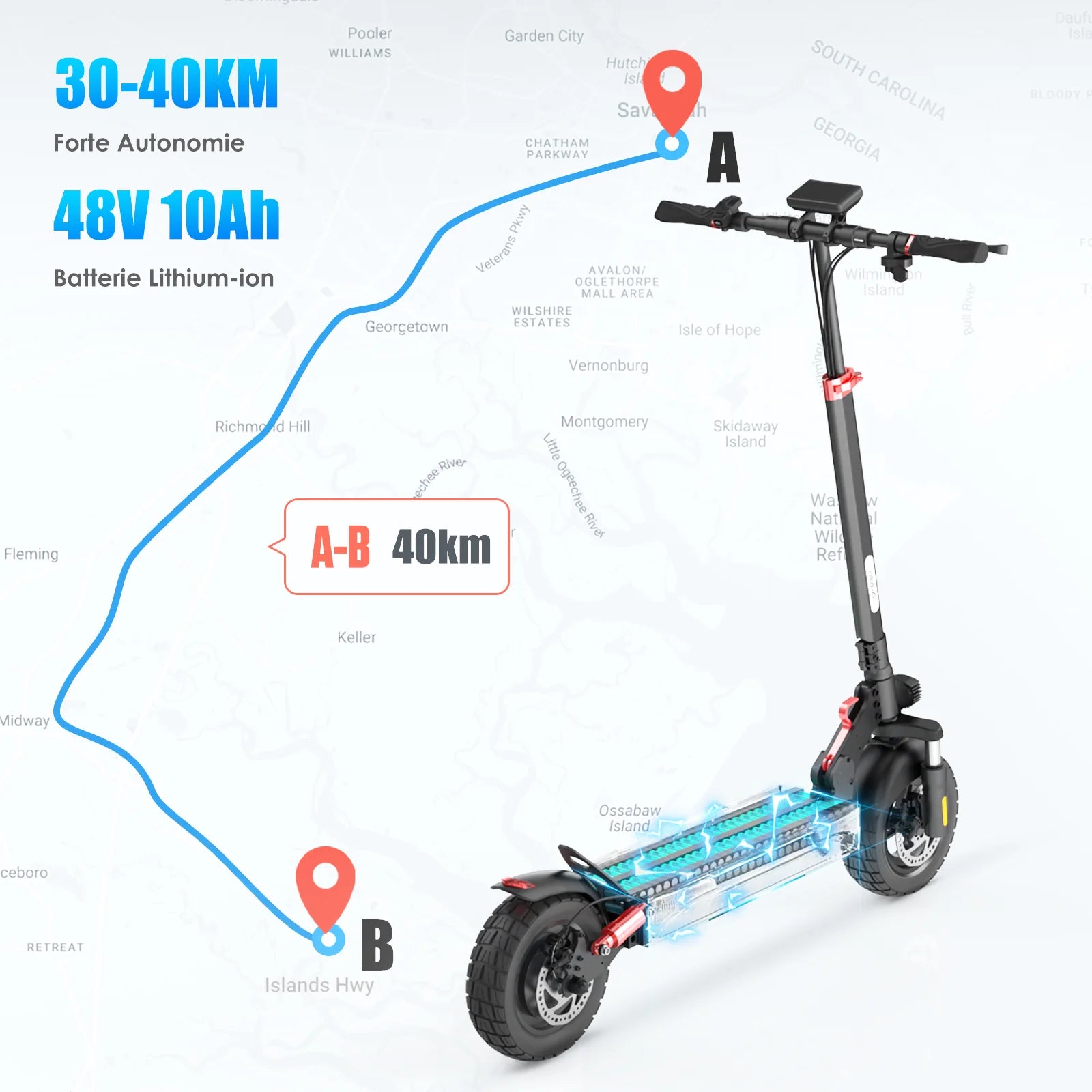 iScooter iX3 Off Road Electric Scooter
