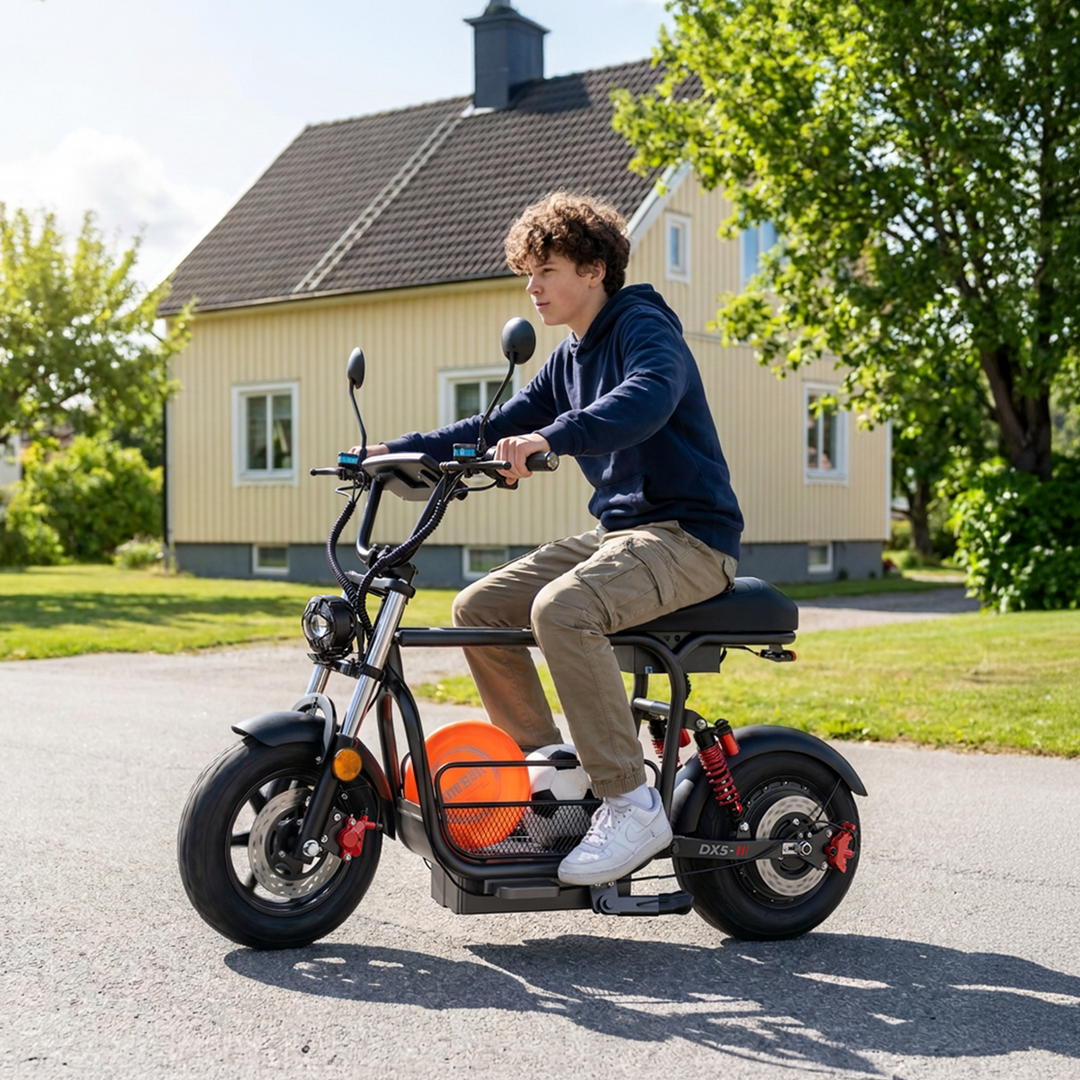 iScooter DX5 Cargo Electric Scooter with Seat