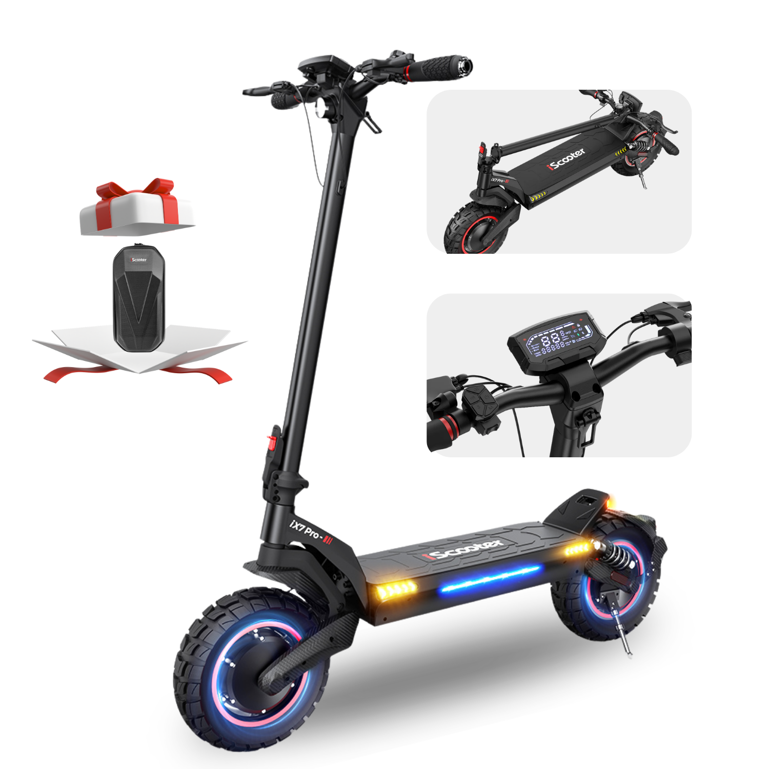 iScooter iX7Pro Dual Motor Off-road Electric Scooter