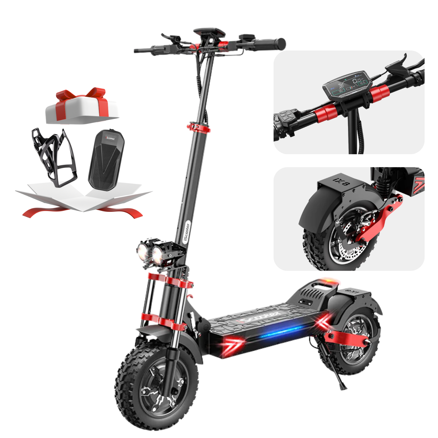 iScooter iX8 Off-Road 2400W Electric Scooter