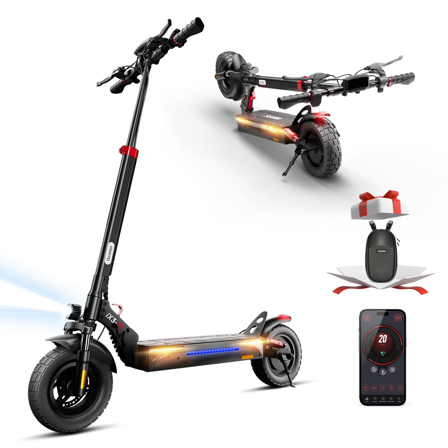 iScooter iX3 800W Off Road Electric Scooter