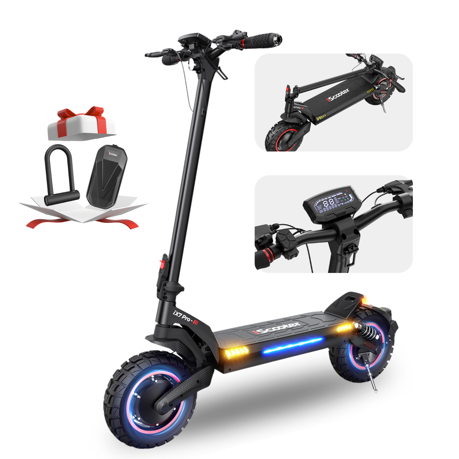 iScooter iX7 Pro Dual Motor Off-road Electric Scooter