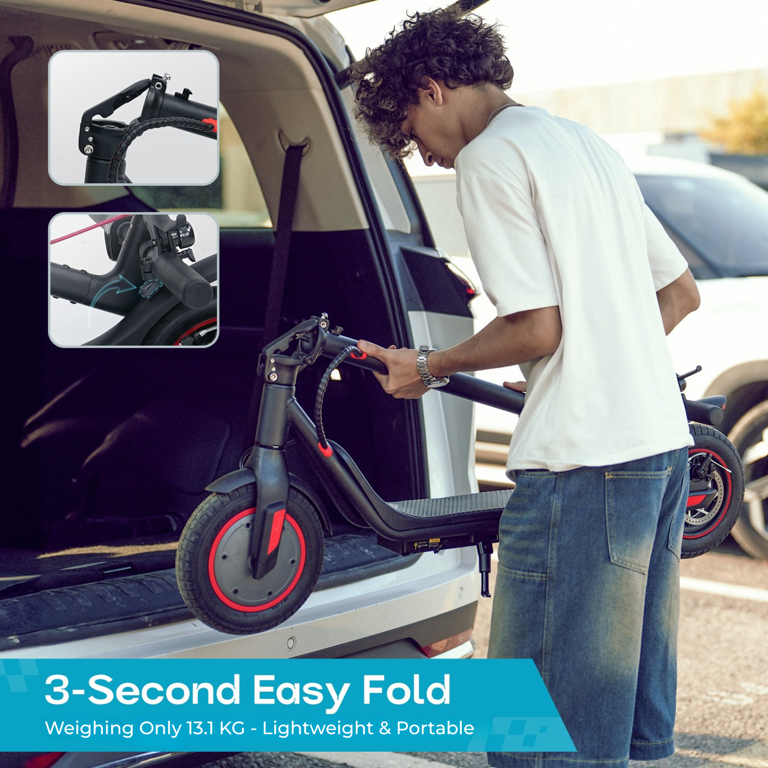 iScooter i9M Foldable Commuting Electric Scooter 500W