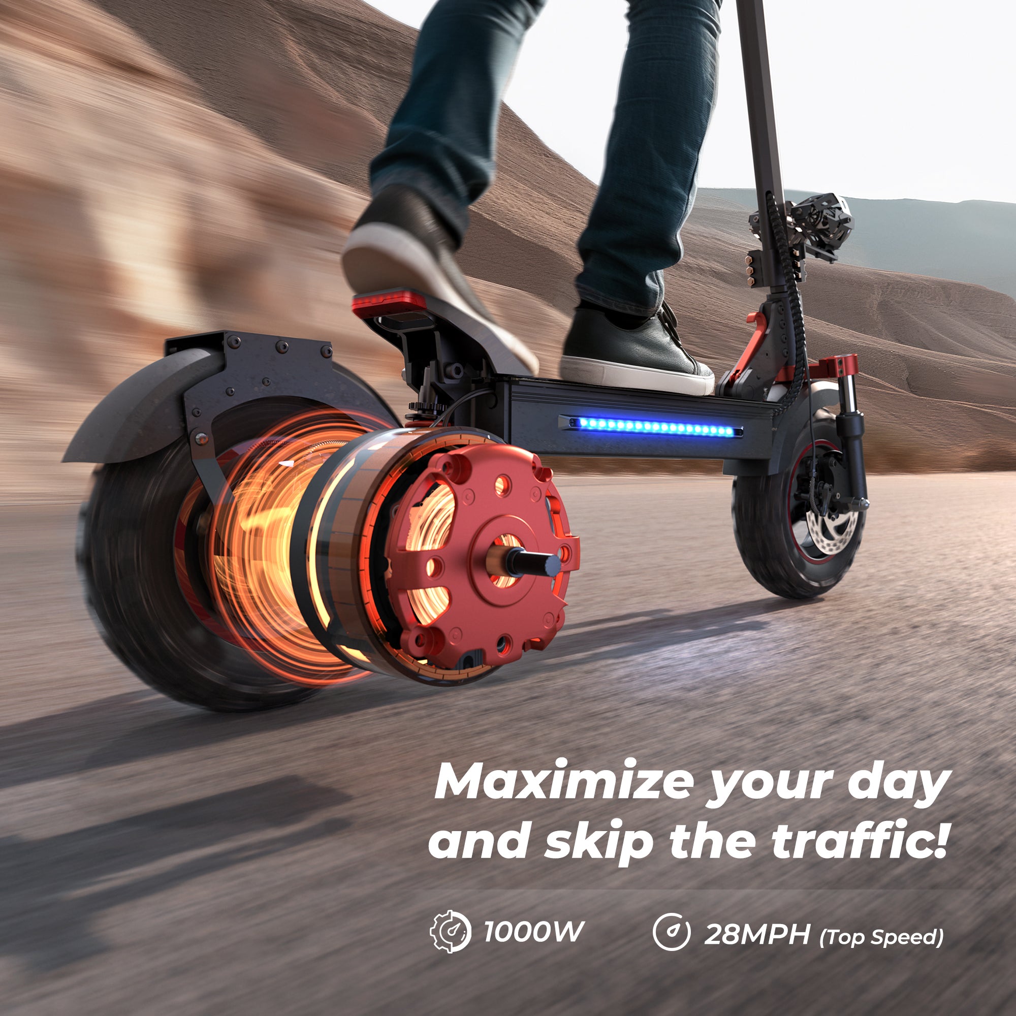 iScooter iX5S 1000W Electric Scooter