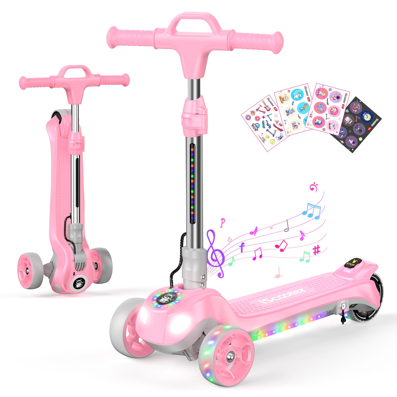 Trottinettes pliables à hauteur réglable iScooter iK2 Pro 3 pour enfants