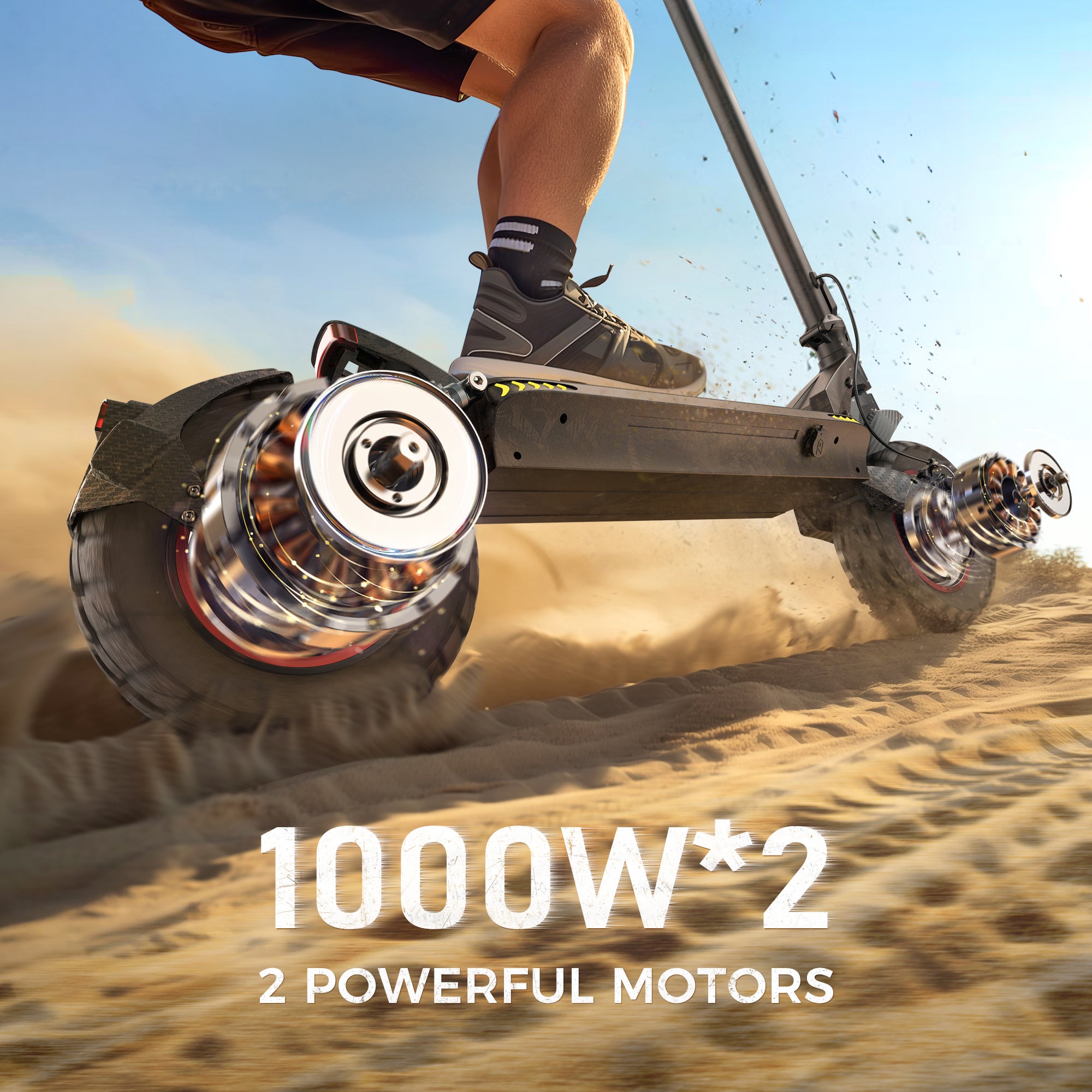 iScooter iX7Pro Dual Motor Off-road Electric Scooter