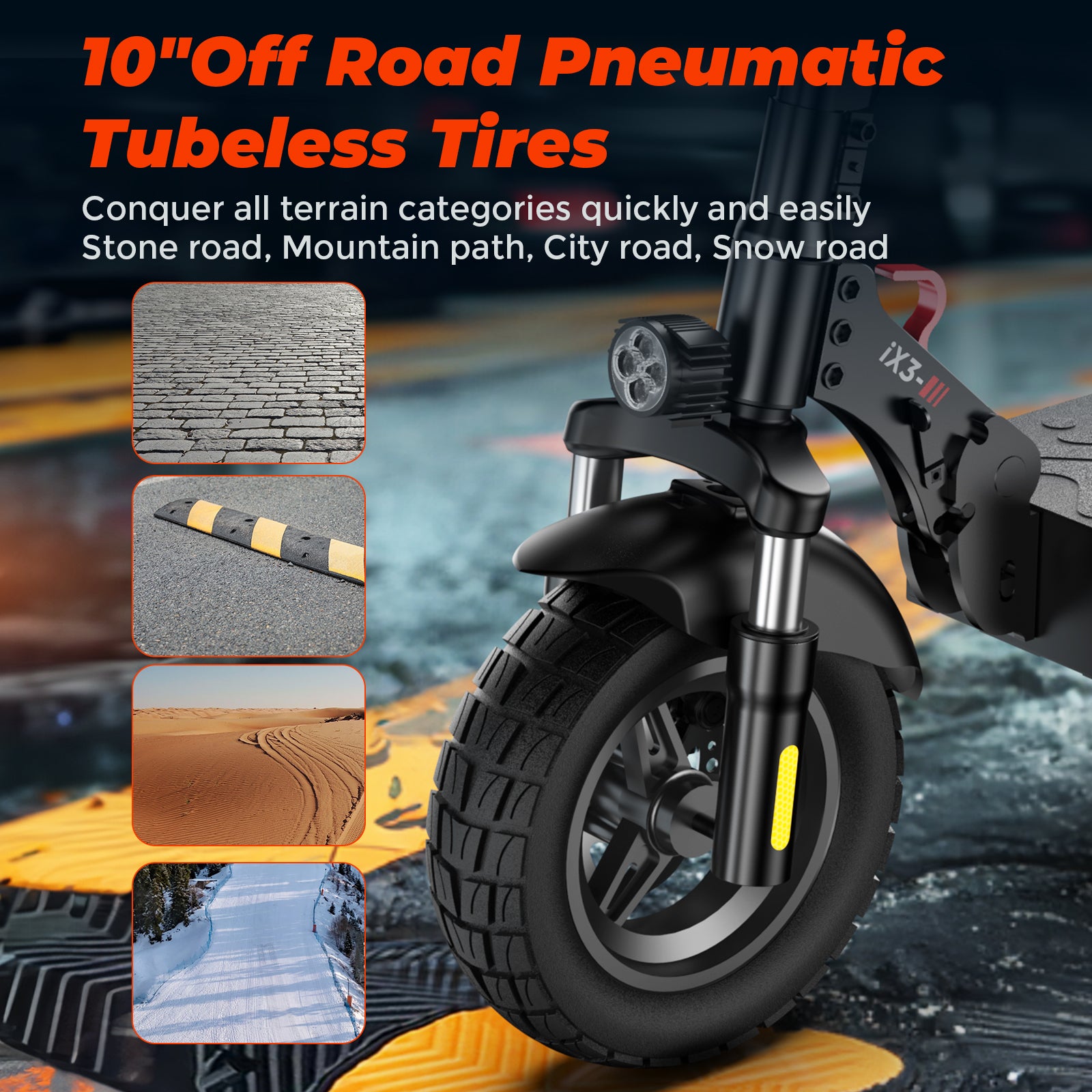 iScooter iX3 800W Off Road Electric Scooter