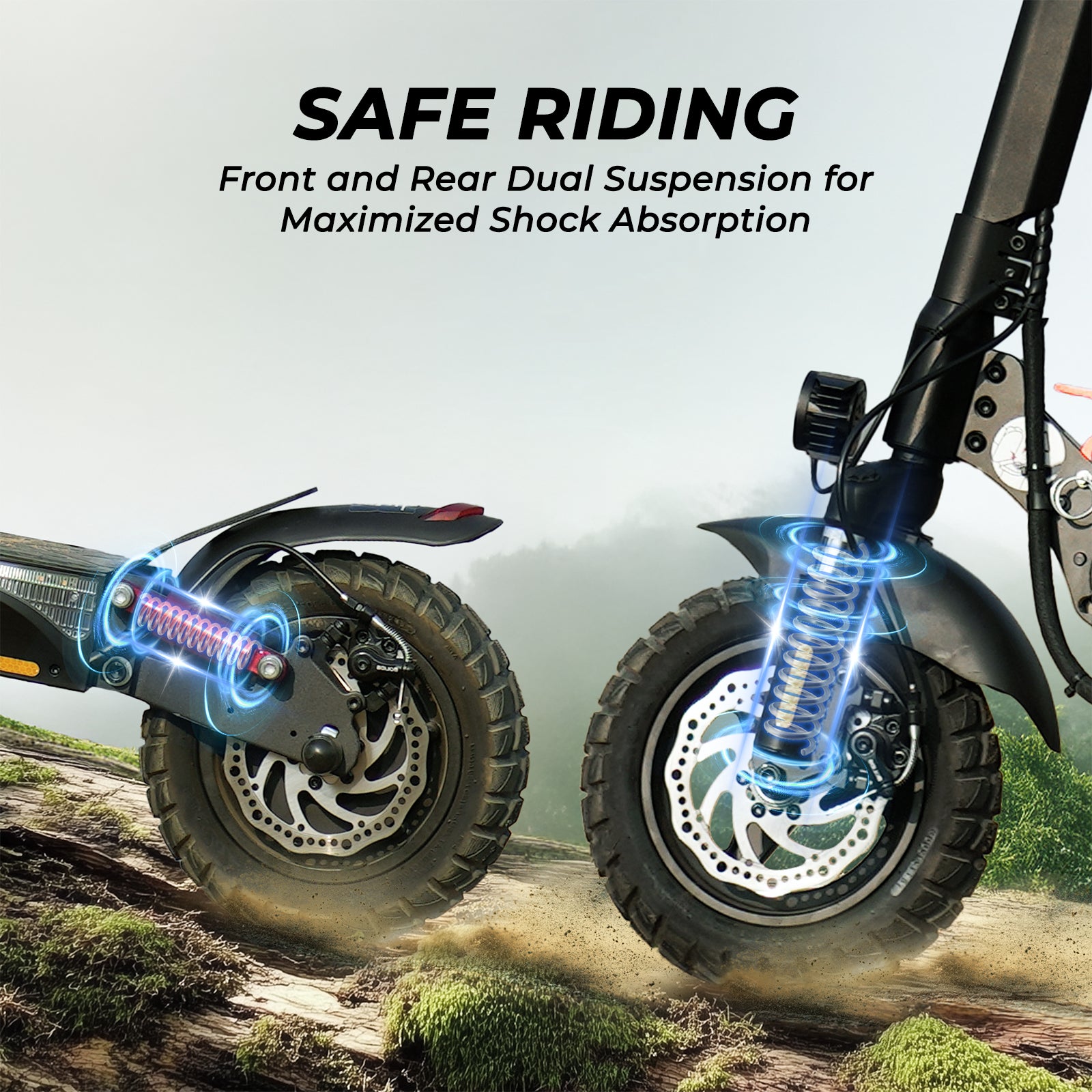 Trottinette électrique tout-terrain iScooter iX3 800 W