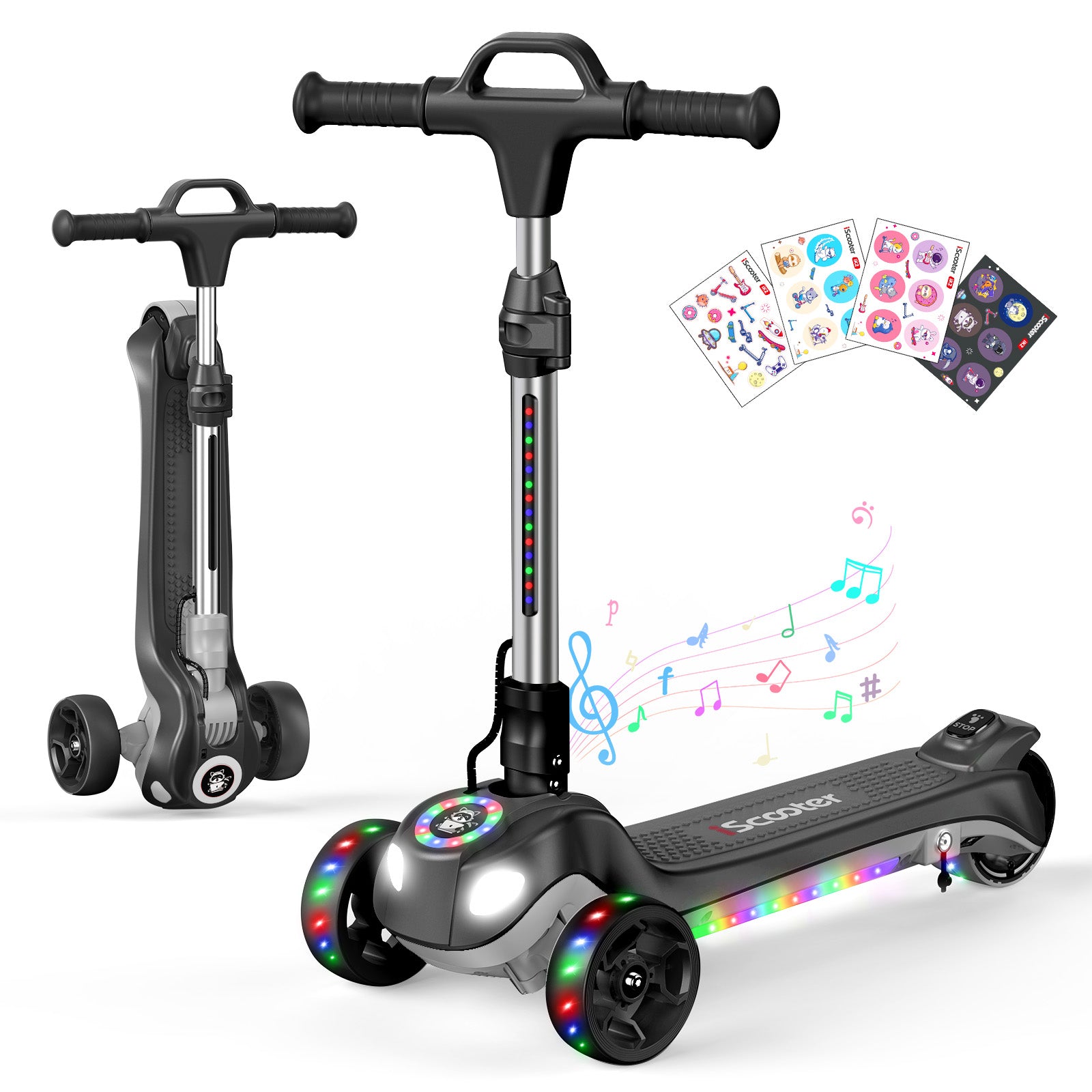 Trottinettes pliables à hauteur réglable iScooter iK2 Pro 3 pour enfants