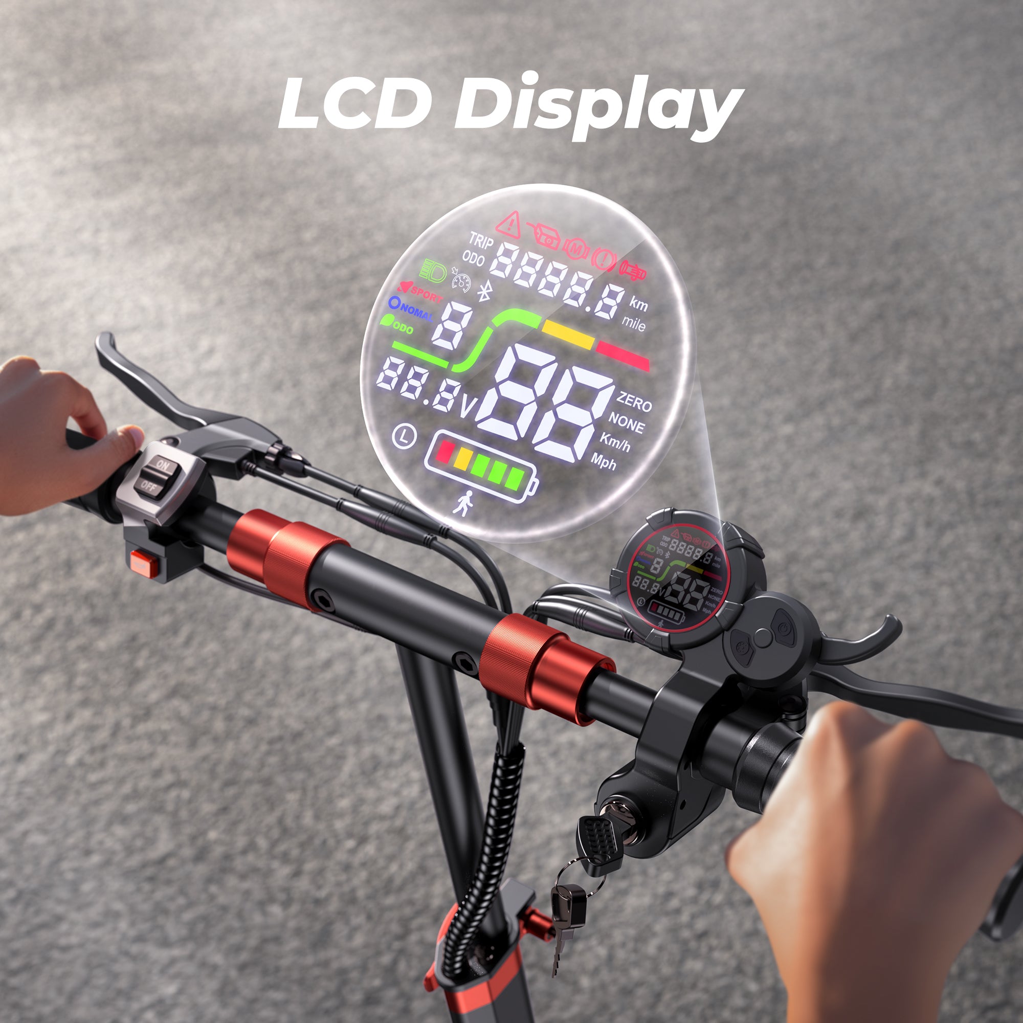 Trottinette électrique tout-terrain iScooter iX5S 1000 W