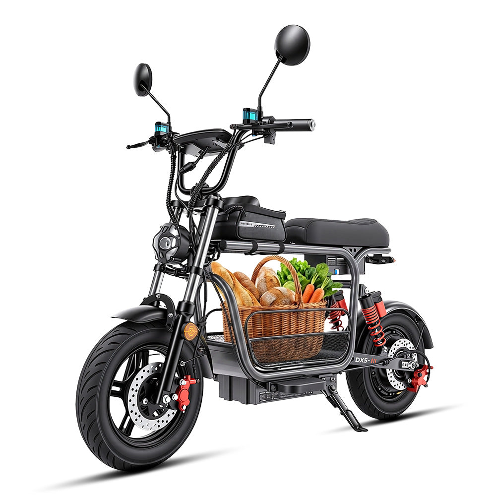 iScooter DX5 Cargo Electric Scooter with Seat