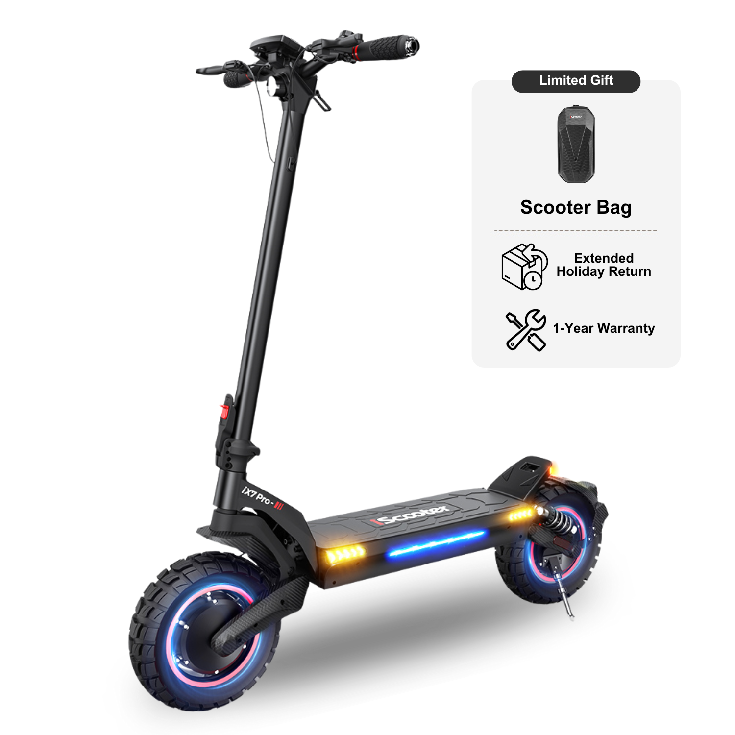 iScooter iX7 Pro Dual Motor Off-road Electric Scooter