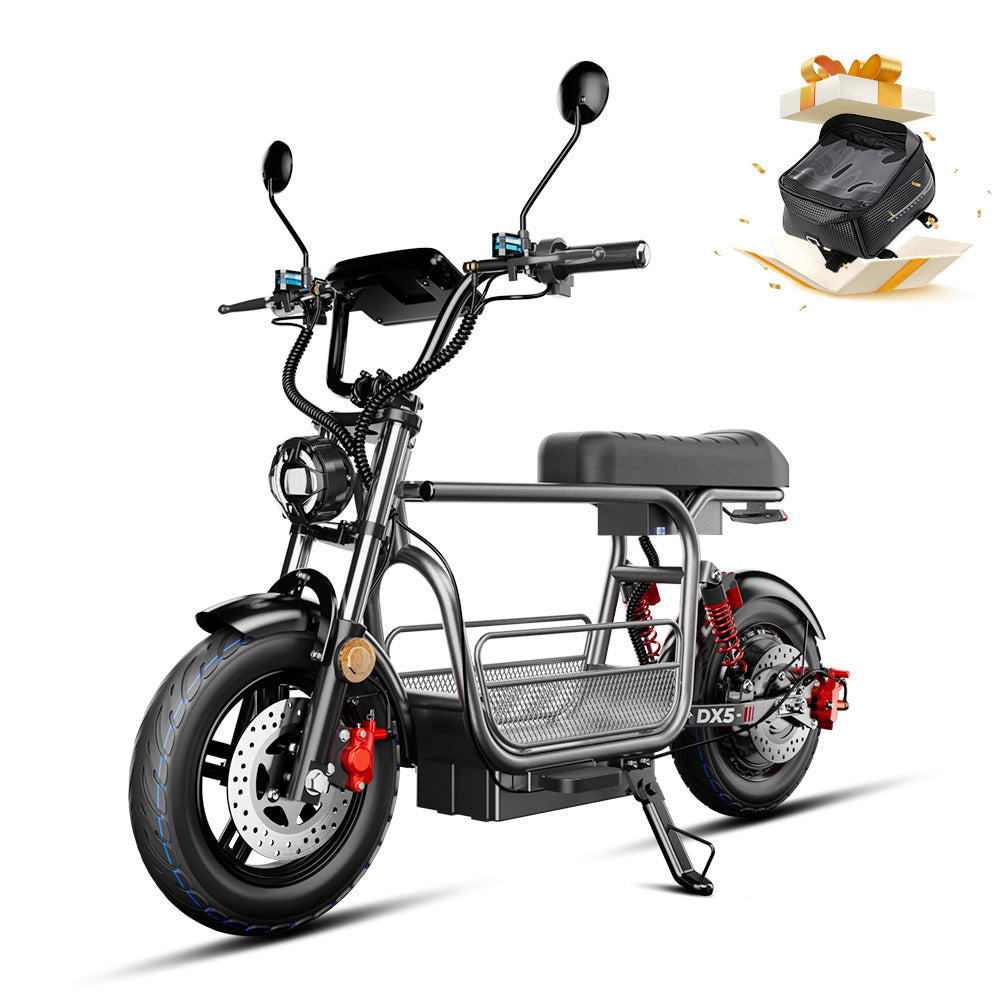 iScooter DX5 Cargo Electric Scooter with Seat