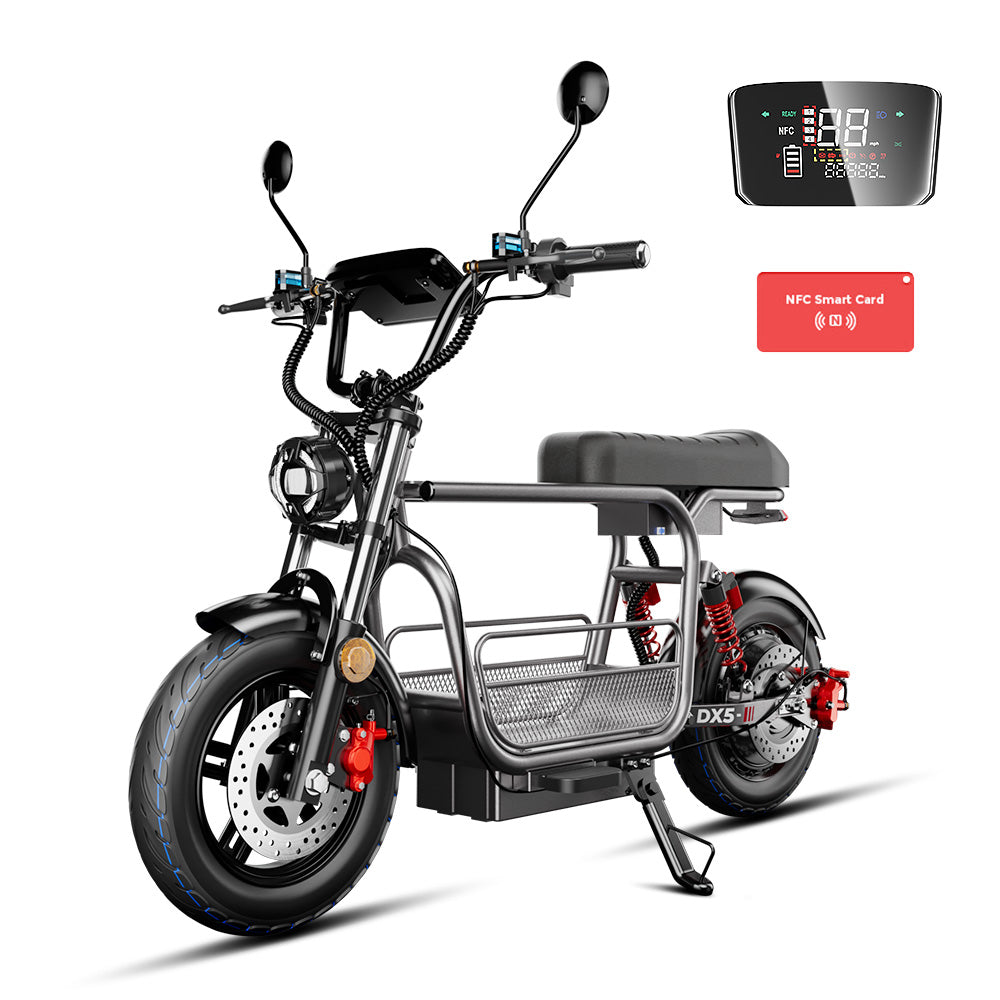 iScooter DX5 Cargo Electric Scooter with Seat