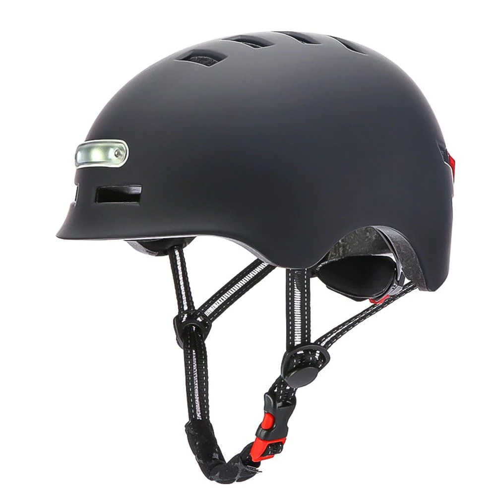 Casque de vélo et de trottinette avec lumière LED