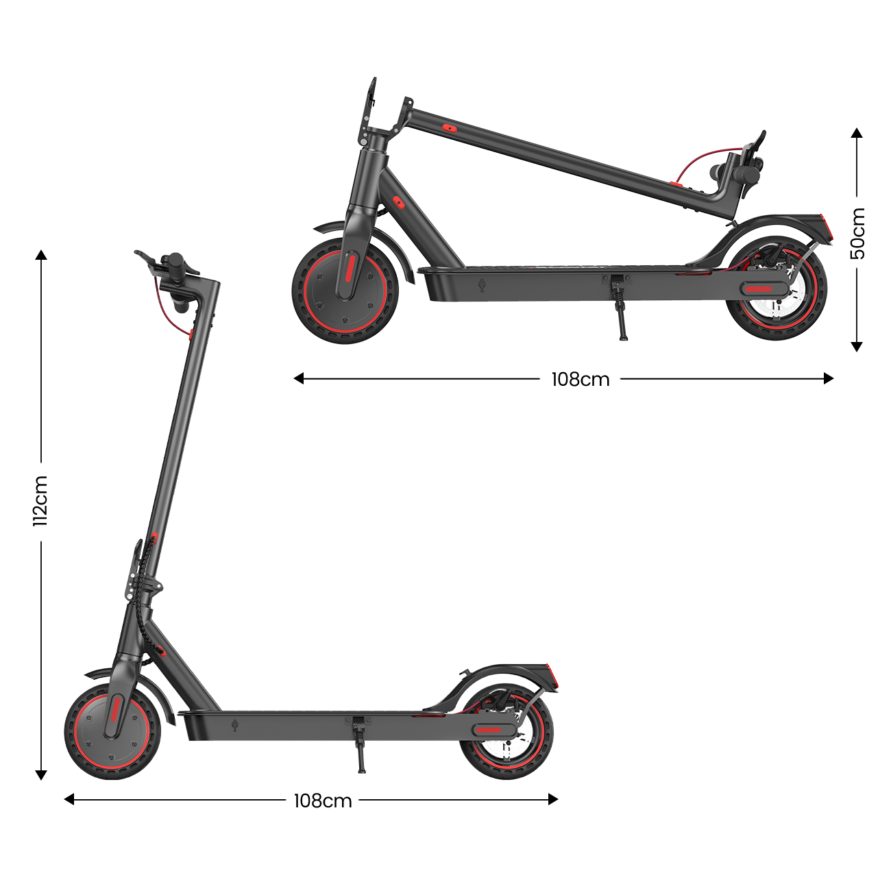 iScooter Foldable Commuting Electric Scooter
