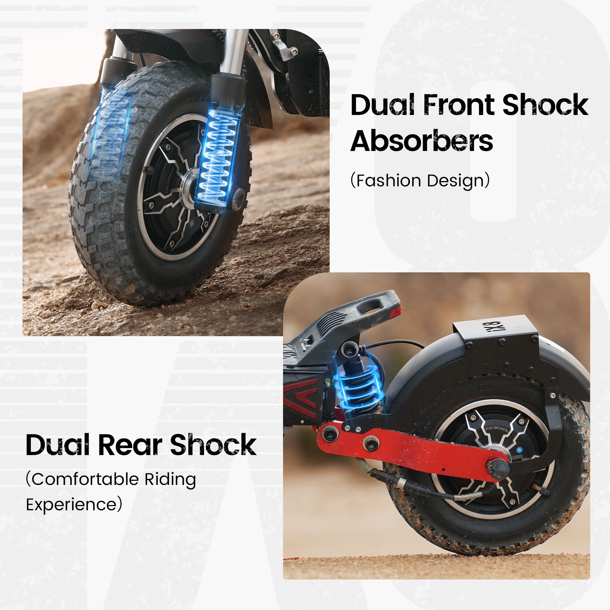 iScooter iX8 Off-Road 2400W Electric Scooter