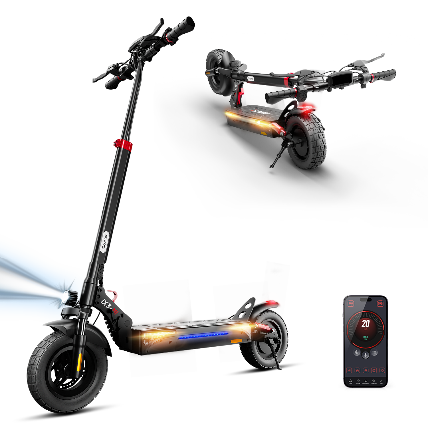 iScooter iX3 800W Off Road Electric Scooter