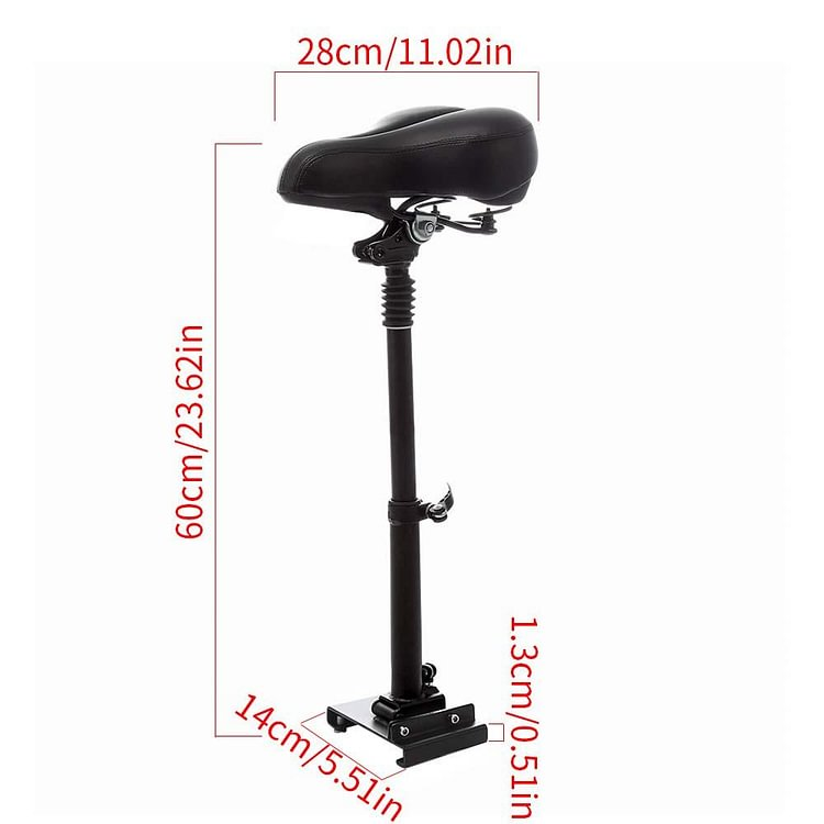 Selle de scooter électrique réglable pour i9
