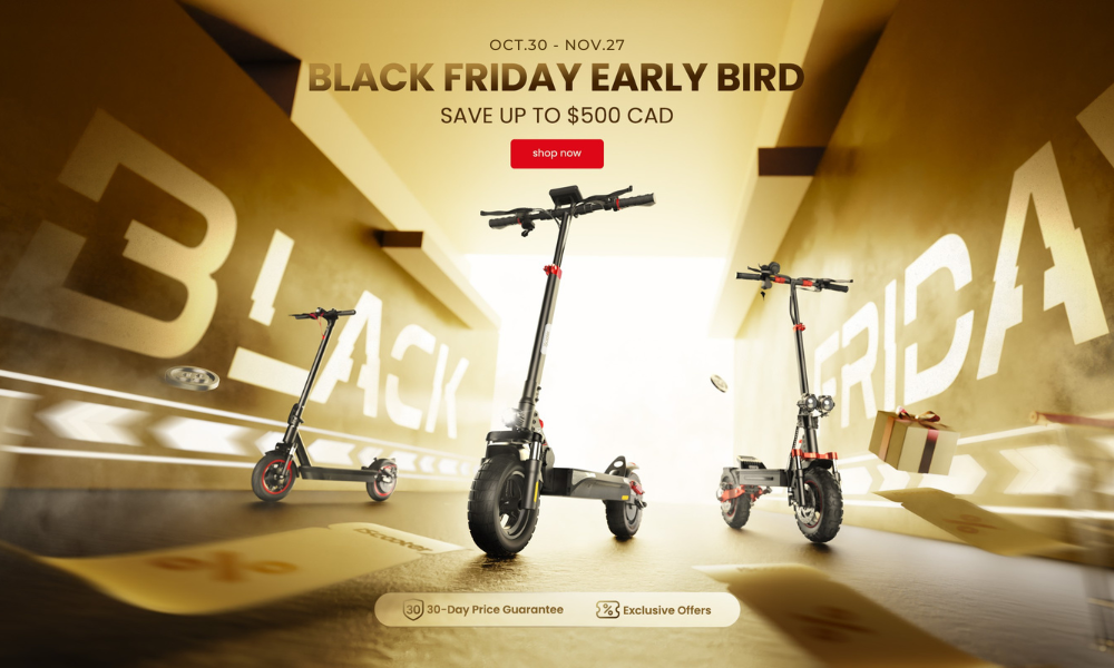 Black Friday 2025 Electric Scooter Deals Begin with iScooter