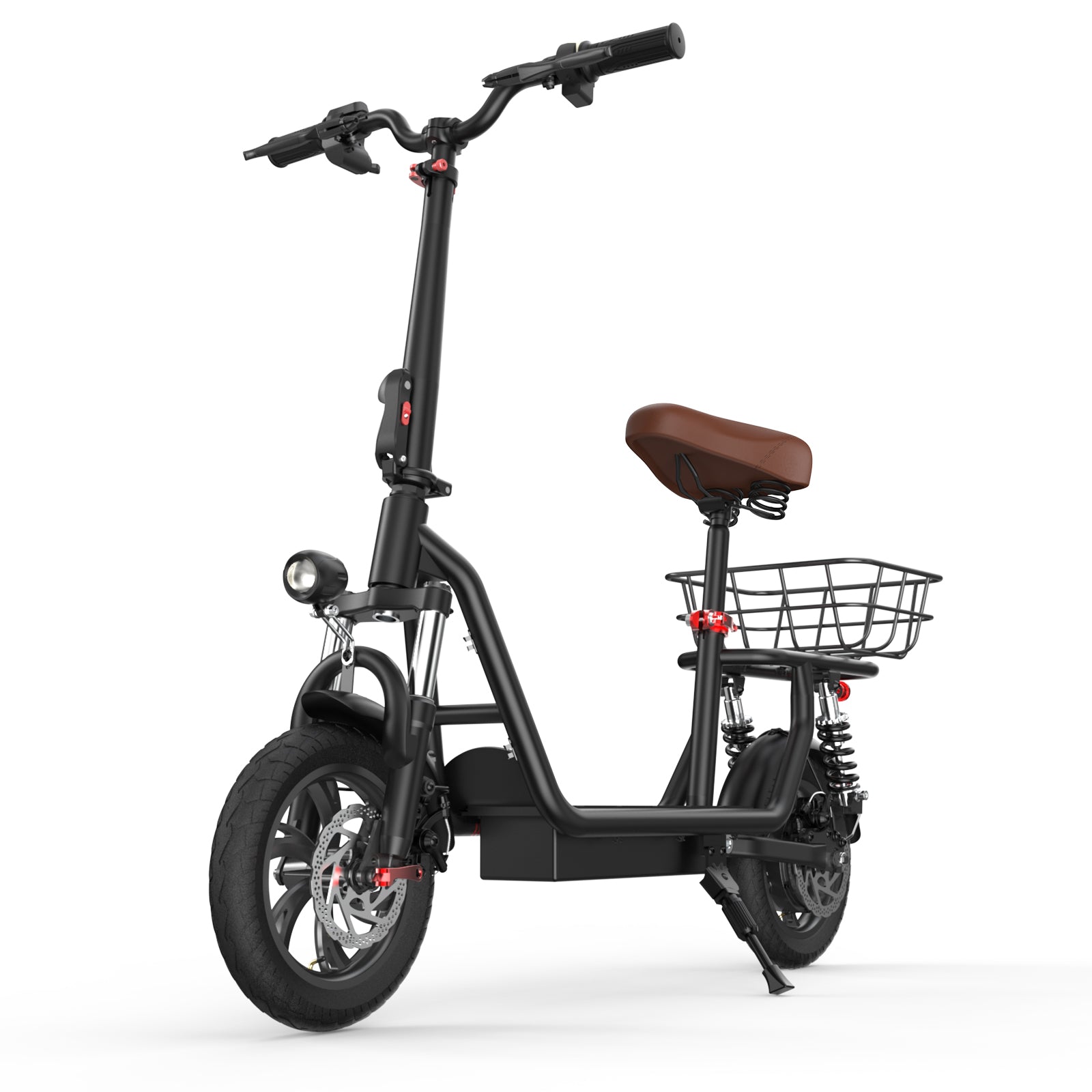 iScooter i12 Electric Scooter with Seat & Carry Basket