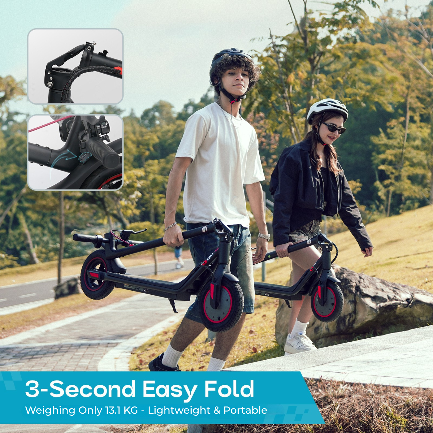 iScooter i9M Foldable Commuting Electric Scooter 500W