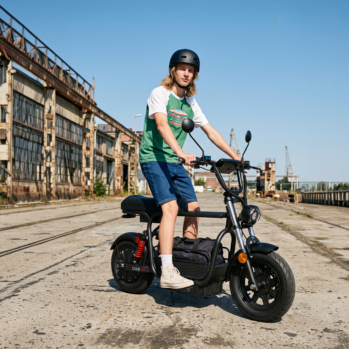 iScooter DX5 Cargo Electric Scooter with Seat