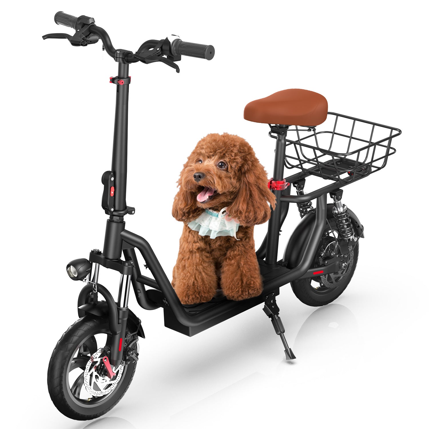 iScooter i12 Electric Scooter with Seat & Carry Basket