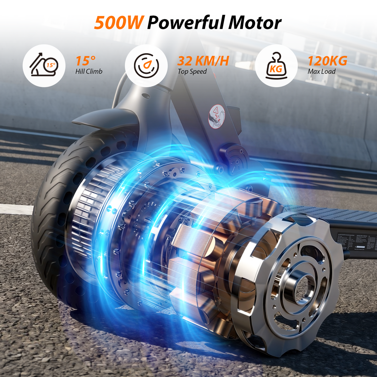 X3C 500W Commuting Electric Scooter