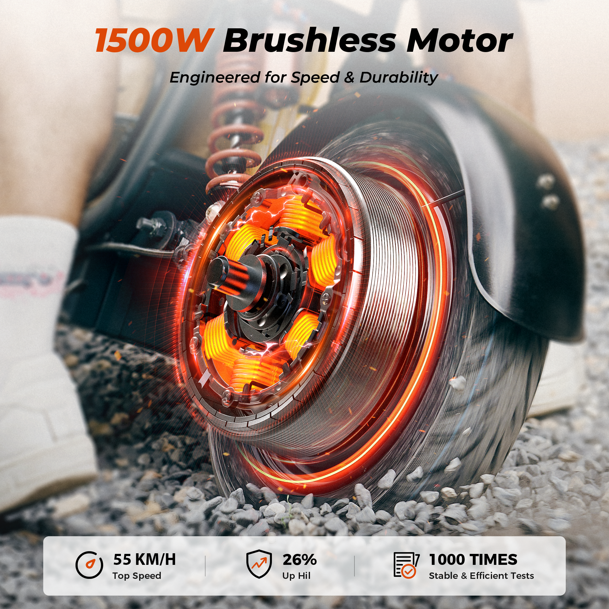 iScooter DX5 1500W Cargo Electric Scooter