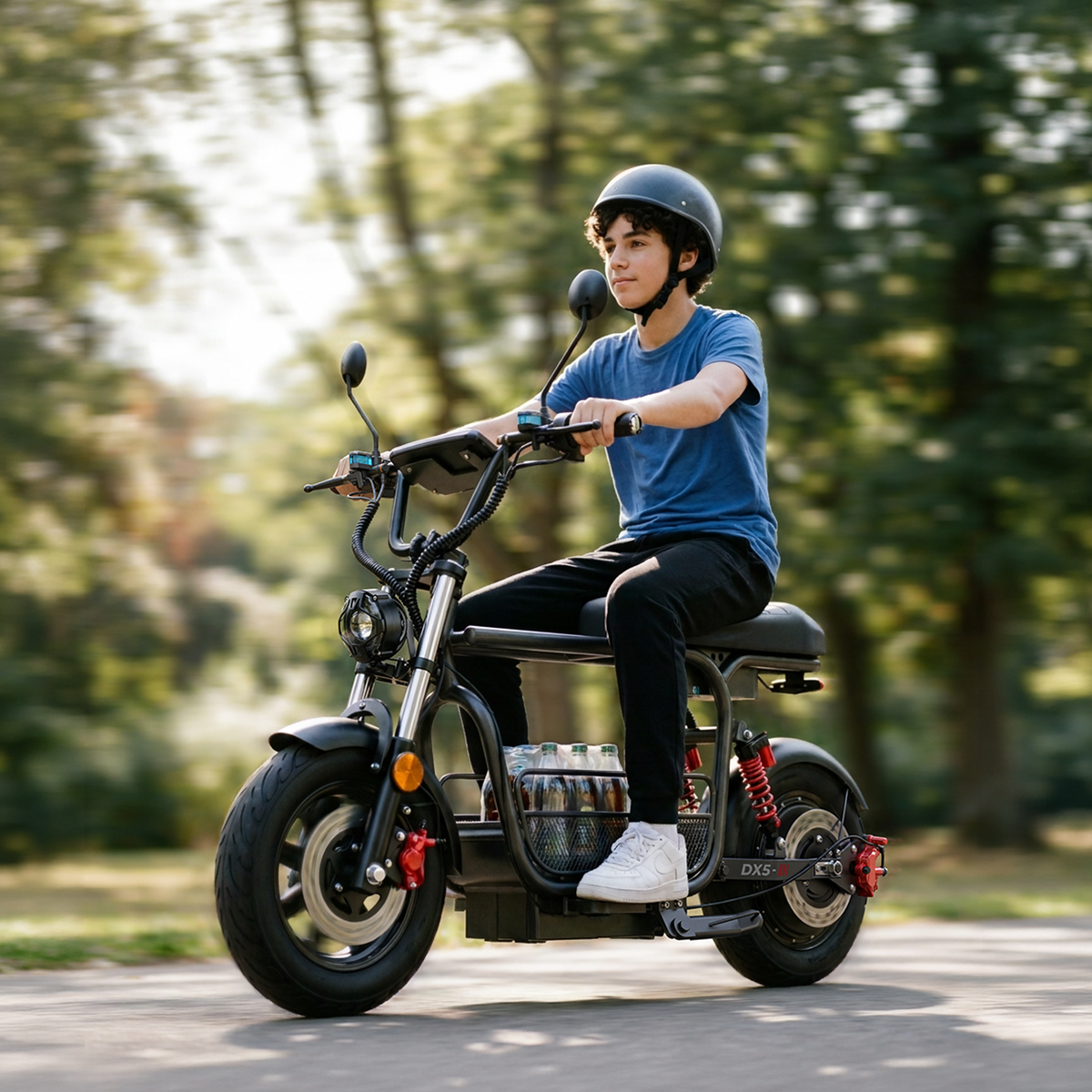 iScooter DX5 Cargo Electric Scooter with Seat