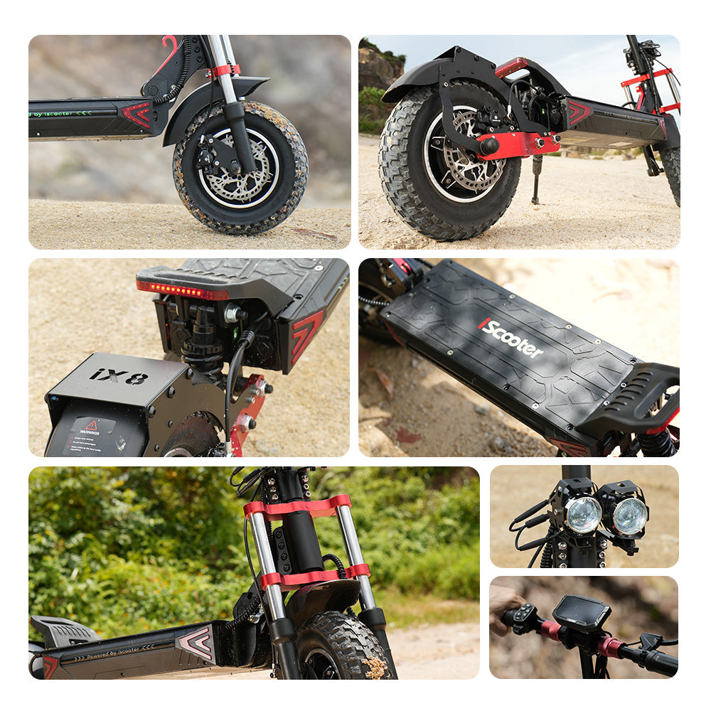 iScooter iX8 Off-Road Dual Motor Electric Scooter