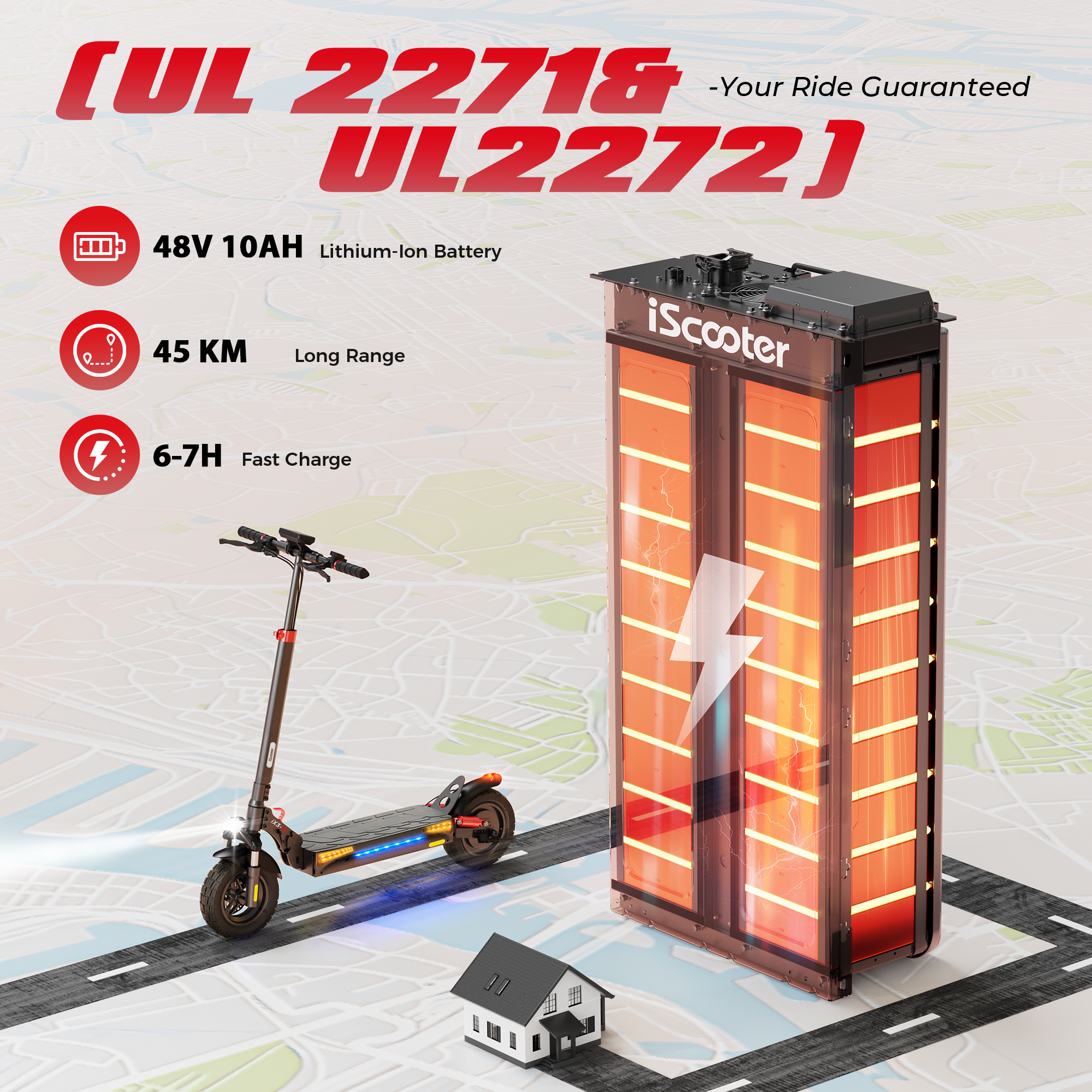 Trottinette électrique tout-terrain iScooter iX3