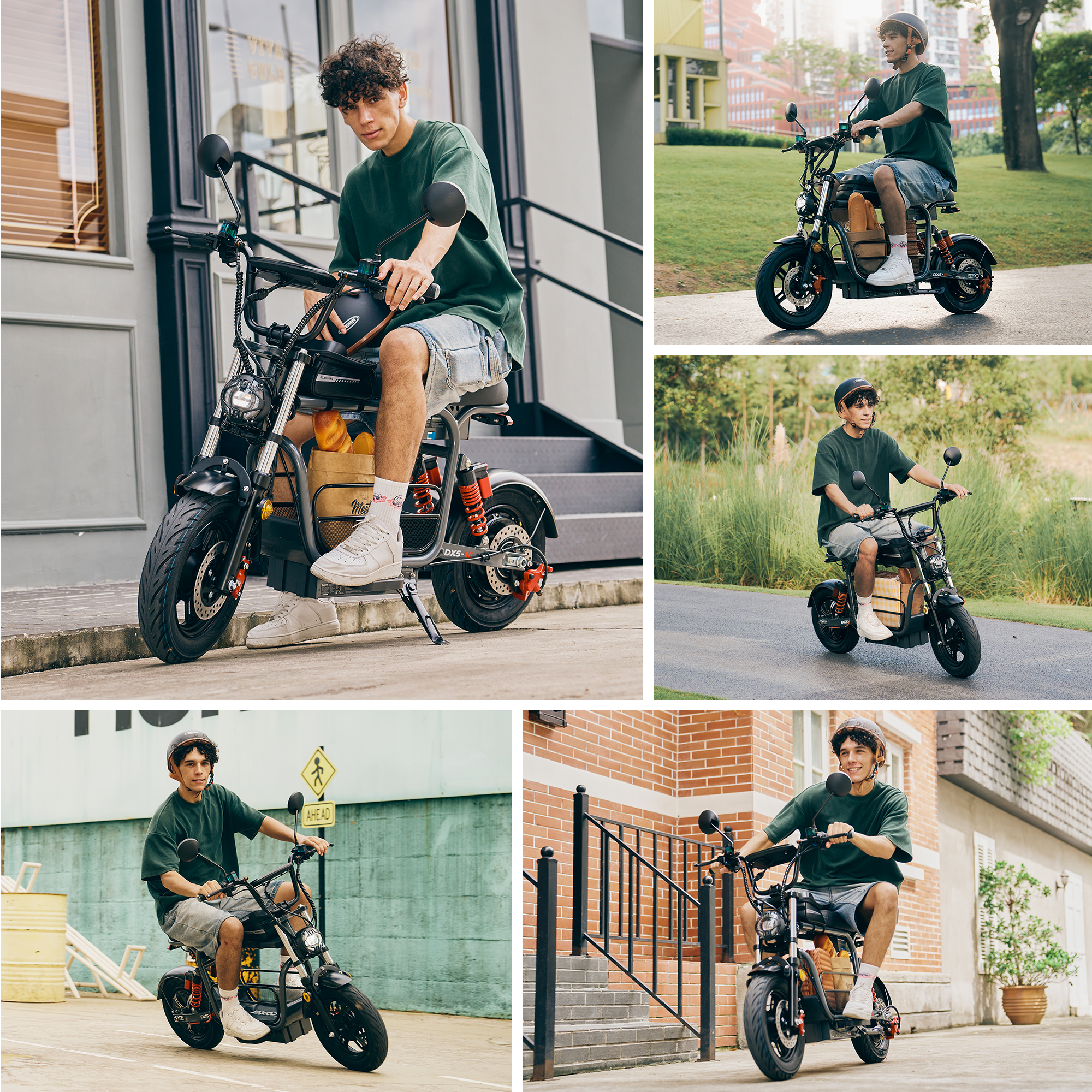 iScooter DX5 1500W Cargo Electric Scooter